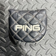 PING ANSER GENERIC Mallet PUTTER HEAD COVER - BLACK TEXTURED Universal Cover z