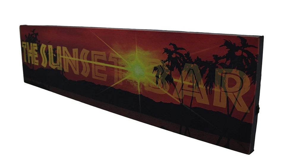 Scratch & Dent The Sunset Bar LED Lighted Canvas Wall Hanging - Image 2 of 4