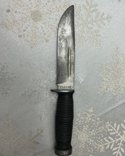 Vintage WWll Case XX 337-6" Q Quartermaster Combat Fighting Knife