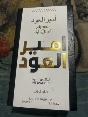 Ameer Al Oudh Intense Oud Lattafa 3.4 oz EDP Perfume Cologne Unisex New Look