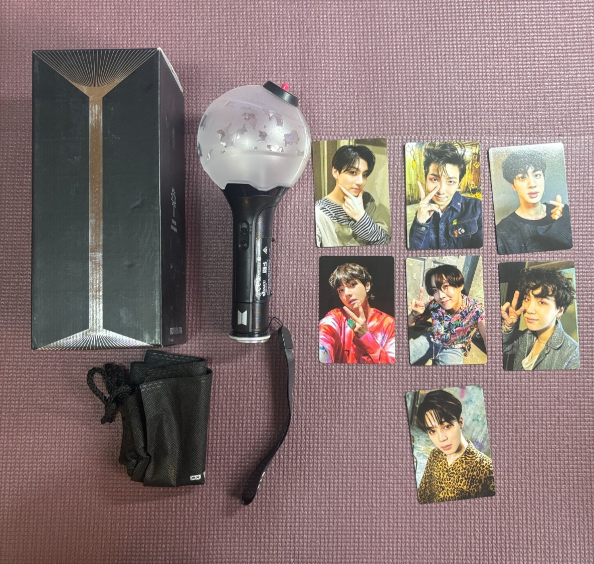 BTS Official Light Stick Ver.3 ARMY Bomb with Photo Cards | eBay