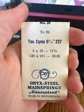 watch mainspring 3 x 10 - 11 1/2 #81