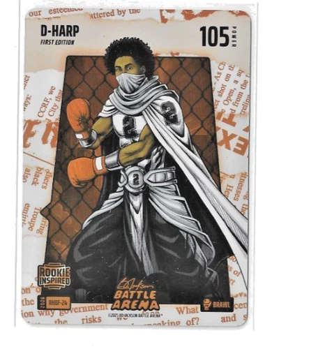 Dylan Harper D-Harp Bo Jackson Battle Arena Red Headlines Battlefoil #RHBF-24