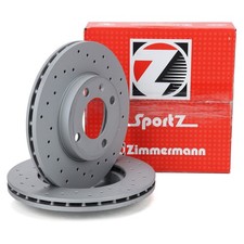 Zimmermann SPORT Bremsscheiben Ø 239mm für VW GOLF 1 2 3 PASSAT B1 B2 vorne