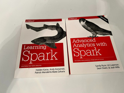 2 Books Set - O'Reilly Learning Spark and Advanced Analytics with Spark