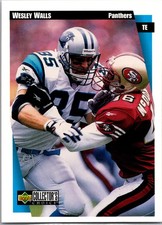 1997 Upper Deck Collector's Choice Wesley Walls Panthers Base Card NM #229
