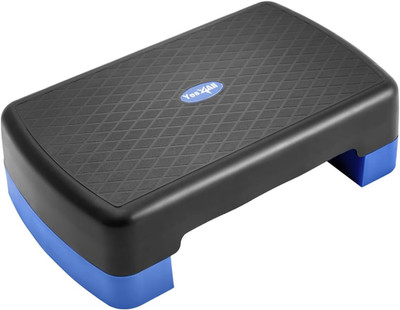 Aerobic Exercise Step Platform, Exercise Stepper with Risers for Cardio and Stre