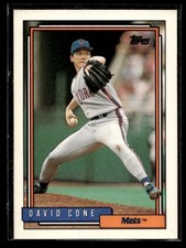 1992 Topps David Cone #195 New York Mets