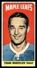 1964 Topps Hockey #85 Frank Mahovlich NM - NM/MT