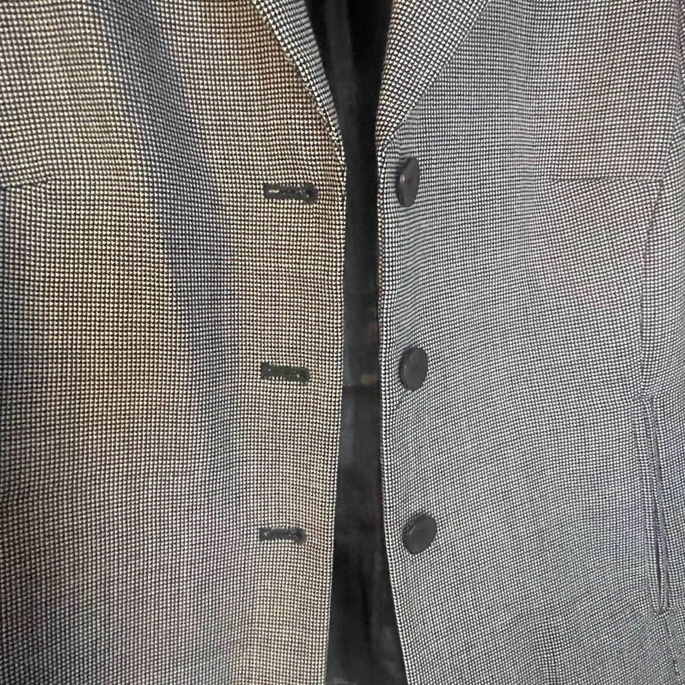 Pendleton blazer 100% virgin wool black white hou… - image 3