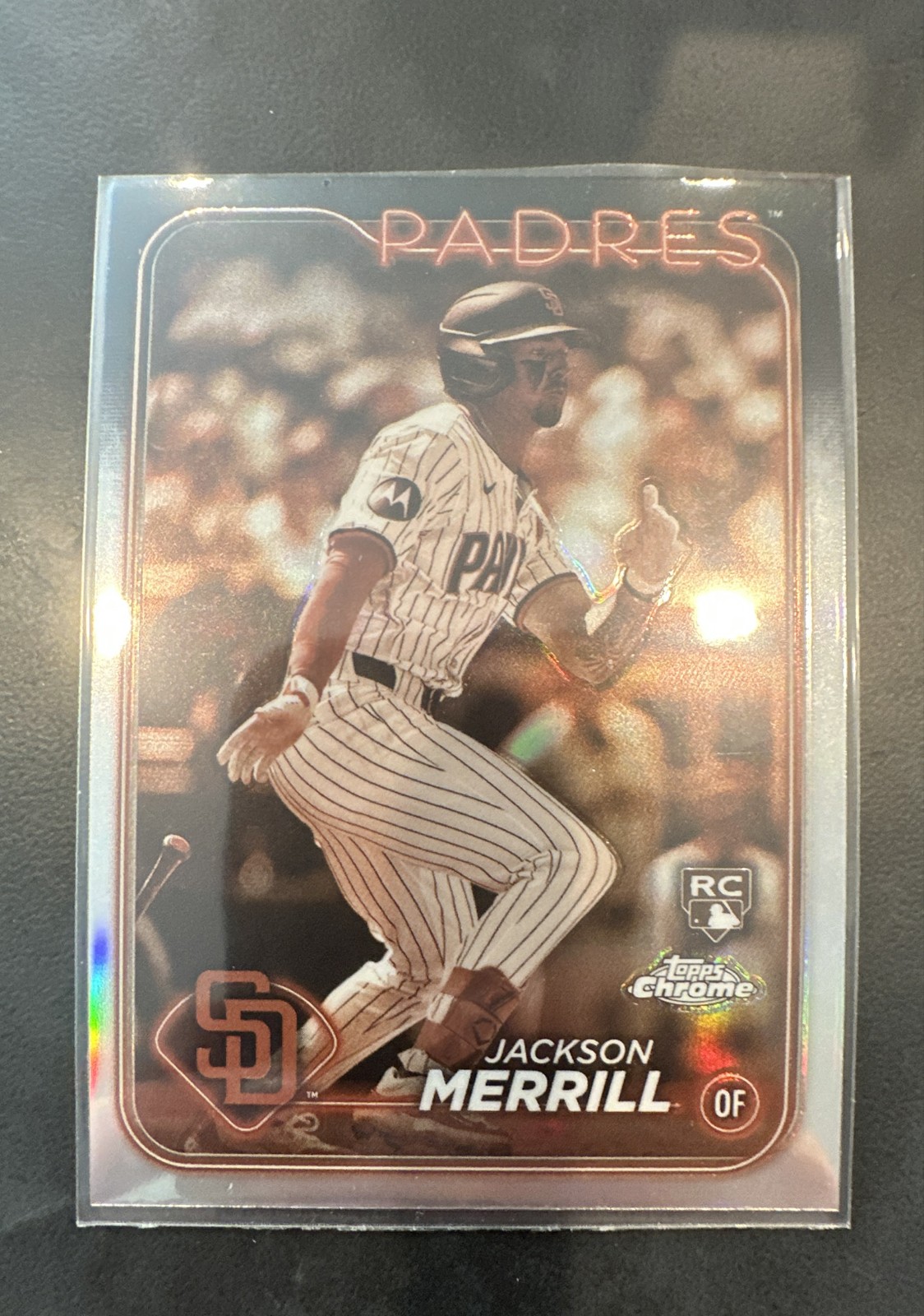 2024 Topps Chrome - Jackson Merrill #207 Sepia Refractor (RC)
