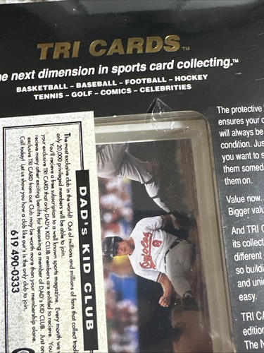 1992 TRI CARDS Cal Ripken Jr. Upper Deck Collector Series Boxed 3-D Card /50k - Bild 3 von 9