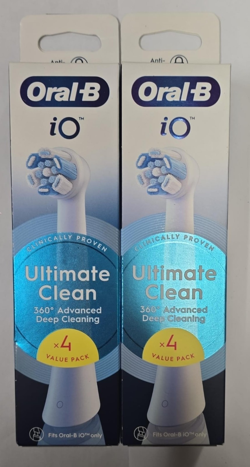 Oral-B Oral B Io Ultimate Cleaning Toothbrush Heads 4Pk White - I0rbcw-4 - Image 2