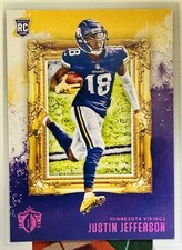 Panini 2020 Chronicles Gridiron Kings Justin Jefferson Rookie Card Vikings GK-13. rookie card picture