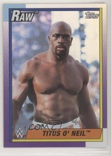 2021 Topps Heritage WWE Rainbow Foil Titus O'Neil #45 2k3