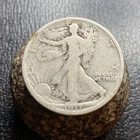 Circulated 1917-S Reverse Walking Liberty Half Dollar