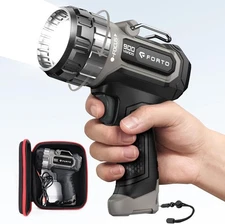 FORTO Compact Rechargeable Spotlight with Adjustable Focus