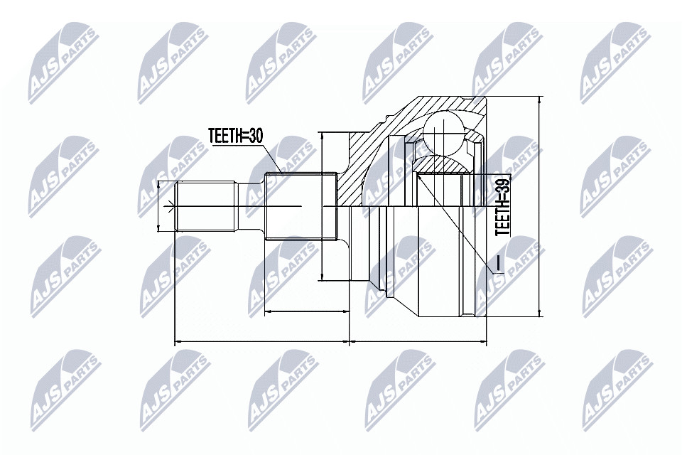 Joint Set, Drive Shaft/Outer Compatible With Mercedes GL 164 06-, ML 164 04- OE - Image 7