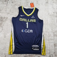 NWT Dallas Wings Sevgi Uzun Jersey Womens Medium Blue Nike WNBA