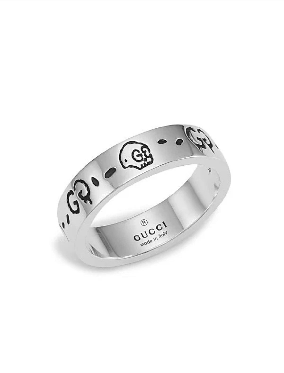 GUCCI Gucci Ghost Ring Skull Ring. SIZE 9. Silver… - image 1