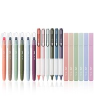 Mr. Pen Aesthetic Highlighters and Gel Pens, 18 Pack - Vintage Multicolor
