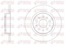 Remsa 61558.00 Brake Disc for Fiat