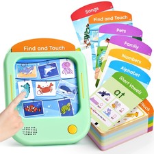 JoyCat Kids Learning Tablet, Learn to Read 5.51 x 7.09 x 0.1 inches, Blue