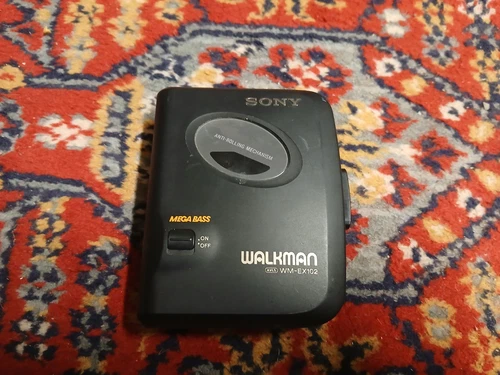 Sony Walkman WM-EX102 Cassette Player Mega Bass Portable Music FOR REPAIR AS_IS