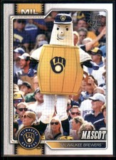 2026 Topps Barrelman Mascots #M-27 Milwaukee Brewers