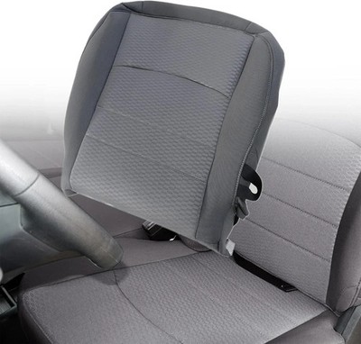 Gray Cloth Driver Bottom Seat Cover for Dodge Ram 1500 2500 3500 2013 2018