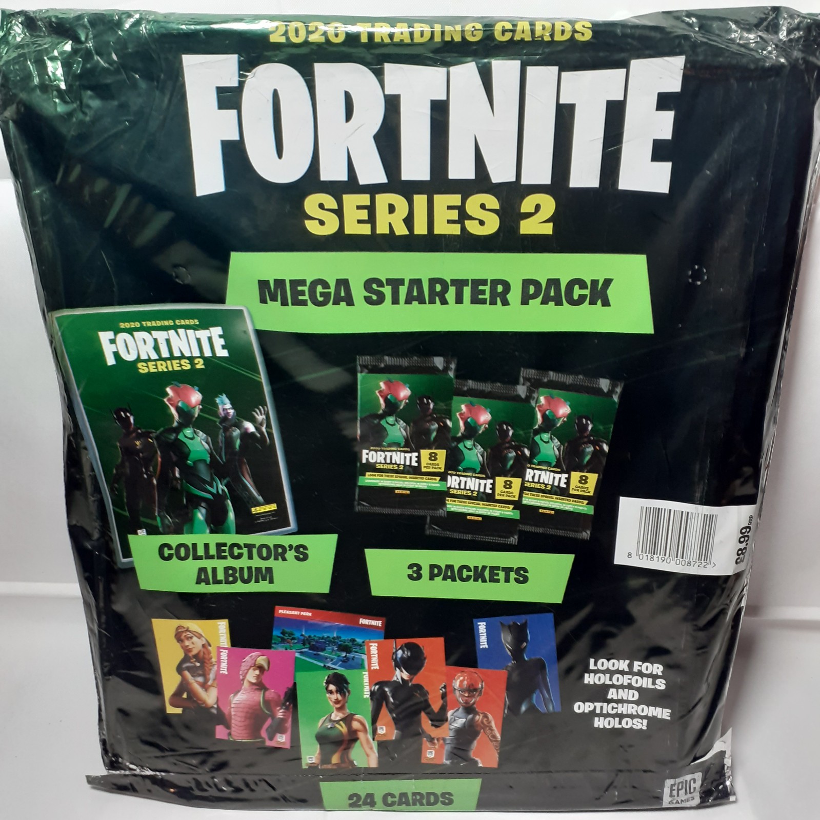 Panini España - Archivador + 3 Sobres Tc3 Fortnite Serie 2 En Oferta Mega Starter Pack Álbum Coleccionistas Panini Fortnite Serie 2 Y 3 Paquetes De Tarjetas