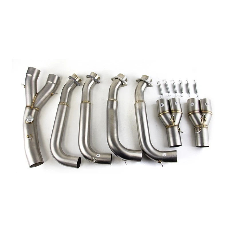 Sistema de tubos de escape de acero inoxidable tubos de cabezal para Yamaha YZF R6 YZF-R6 2006-2020 Foto 2 de 4