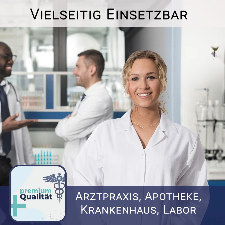 Laborkittel Ärztinnenkittel Arbeitsmantel Labormantel Apothekermantel - Bild 2 von 4