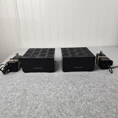 Netgear Nighthawk WiFi 6 Router MR60 + MS60 Satellite  Mesh System Black