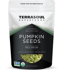 Terrasoul Superfoods Organic Pumpkin Seeds, 2 Lbs-Premium Quality, Shelled, Raw 15.36 per gallon
