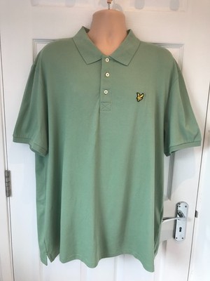 Lyle Shirt Scott Polo T-shirt Green Short Sleeve Organic Cotton Men's 2XL