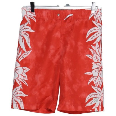 Gap Kids, Badeshorts, Größe: 152, Rot/Weiß, Blumen, Jungen #bTb