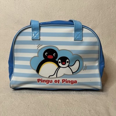 Pingu Pinga Plastic Purse Bag 2010 Y2K Fashion Cute Penguins Striped Accessory