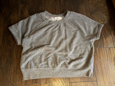 TnA Cropped Sweatshirt Aritzia Gray Shortsleeve Aritzia Women's Grey Sweatshirt