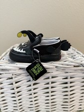 VANS Unisex Toddler V ANGLER FISH  Loafer Sneakers Size 5 GLOW IN THE DARK!