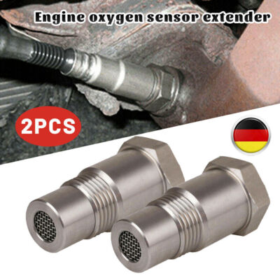 2xSauerstoffsensor O2 M18x1.5 Lambda Eliminator Lambdasonde Verlängerungsadapter