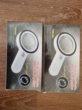 Led HD Optical Magnifier High Magnifying Pair New 