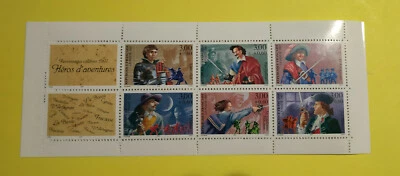 Timbres France Carnet Heros d aventure 1997 n° BC 3121 neuf** - Photo 1/2