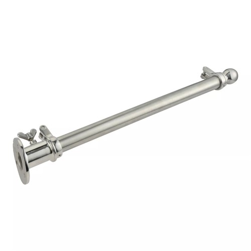 Boats Deck Flag Pole 18" with Socket Style Base Marine Grade 316 Stainless Steel - Picture 6 of 8