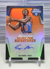 Earl Monroe 2015 Totally Certified Signatures #SF-EMR Auto #d 08/10  5-C