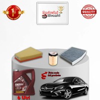Set Service 3 Filter Und ÖL Mercedes Cla 250 C117 155KW 211CV Von 2013-
