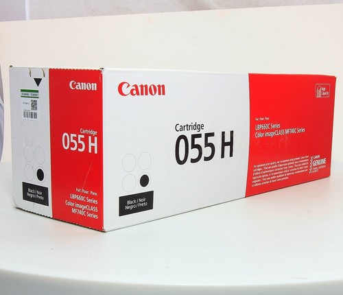 Véritable Canon 055H Haut Capacité Noir Cartouche Toner Pour LBP660C MF740C OEM - Photo 3 sur 11