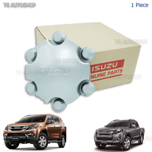 Genuine 6 Holds Grey Cover Cap Wheel Fit Isuzu Dmax Rodeo D-Max Mu-x 2012-2015 - Picture 1 of 6