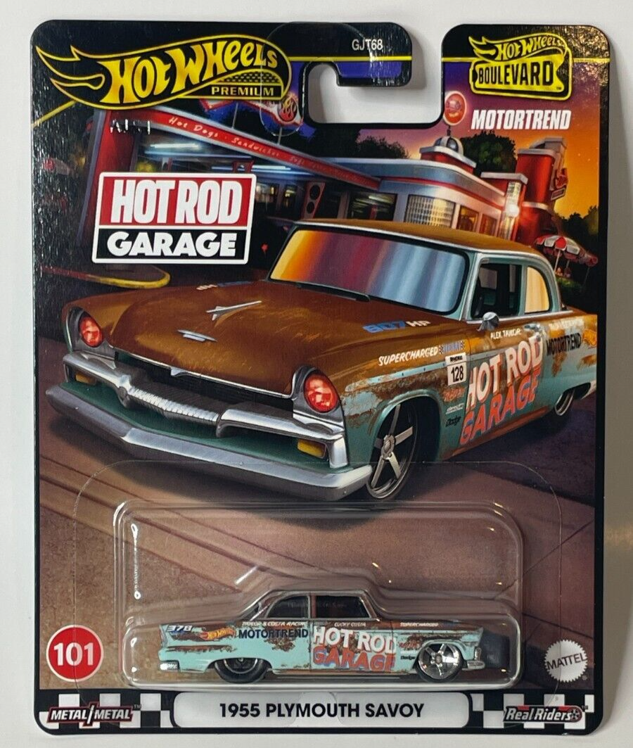 2024 Hot Wheels Premium Boulevard #101 - 1955 Plymouth Savoy | eBay