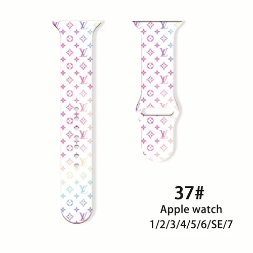 Modemarke Silikon Uhrenarmband für Apple Watch alle Serien Armbanduhr Armbänder - Bild 66 von 72